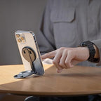 MagFlex Magnetic Phone Stand - Aluminum Alloy for iPhone & Android