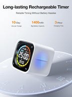 Pomodoro Timer Cube – Desk Productivity Timer with Custom Countdown & Alarms