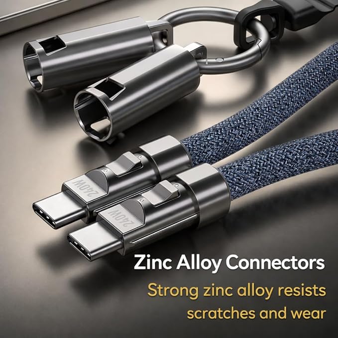 Hand Wrist 30cm 2 in 1 – Universal Cell Phone Strap with Built-in 240W USB C Charging Cable