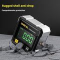 4-Side Magnetic Digital Angle Gauge with Dual Lasers - USB Rechargeable Level Protractor