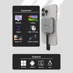 Pro Magnetic Portable SSD - 1000MB/s, USB 3.2 Gen 2x1, 4K Support, Magnetic External SSD for Smartphones, laptops and more