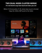 Ultra Heavy Bass Bluetooth Speaker - 40W RGB Light