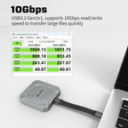 Pro Magnetic Portable SSD - 1000MB/s, USB 3.2 Gen 2x1, 4K Support, Magnetic External SSD for Smartphones, laptops and more