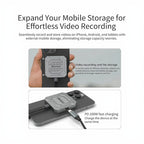 Pro Magnetic Portable SSD - 1000MB/s, USB 3.2 Gen 2x1, 4K Support, Magnetic External SSD for Smartphones, laptops and more