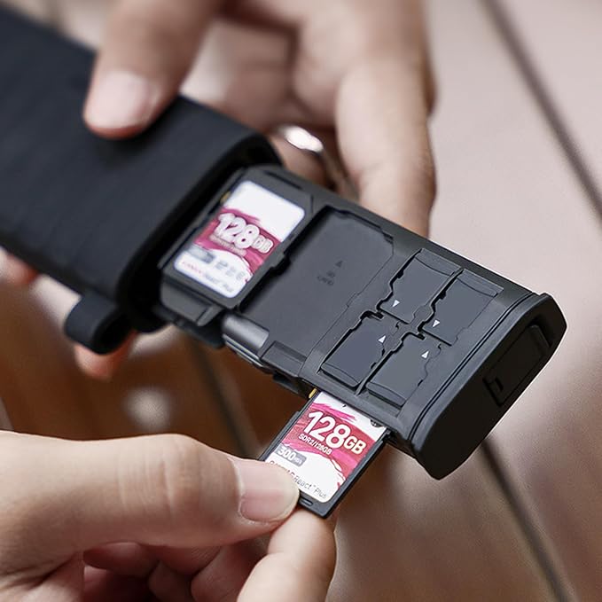 High-Speed USB 3.1 SD Card Reader - Dual Slot Type-C Adapter for SD & Micro SD