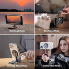 MagFlex Magnetic Phone Stand - Aluminum Alloy for iPhone & Android