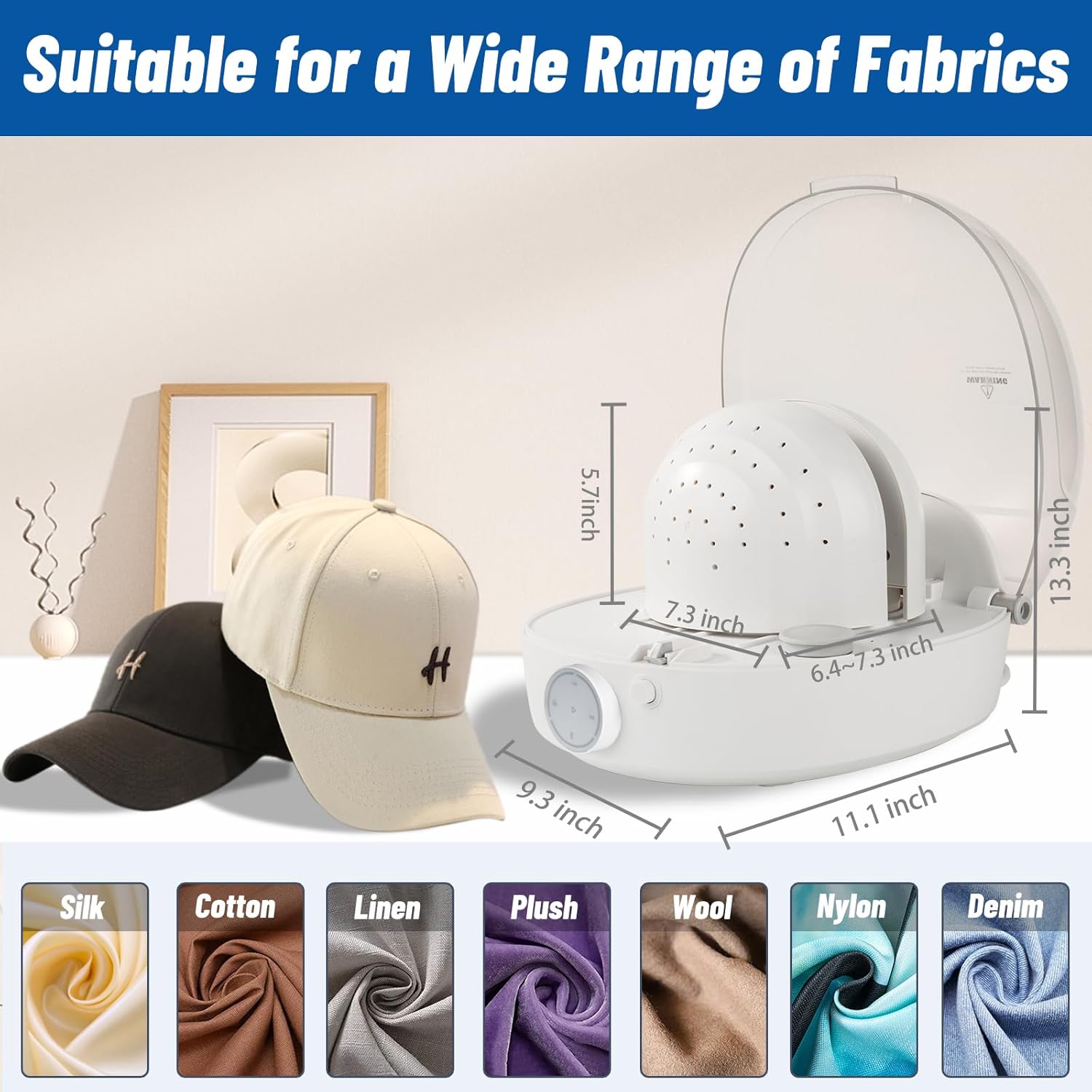 Automatic Hat Care Machine – Steam Clean, Iron & Dry (Caps & Hats)