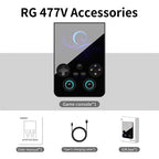 RG477V Retro Handheld Game Console – 12cm Touch Screen, 8GB RAM, 128GB Storage