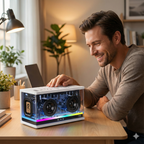 Ultra Heavy Bass Bluetooth Speaker - 40W RGB Light