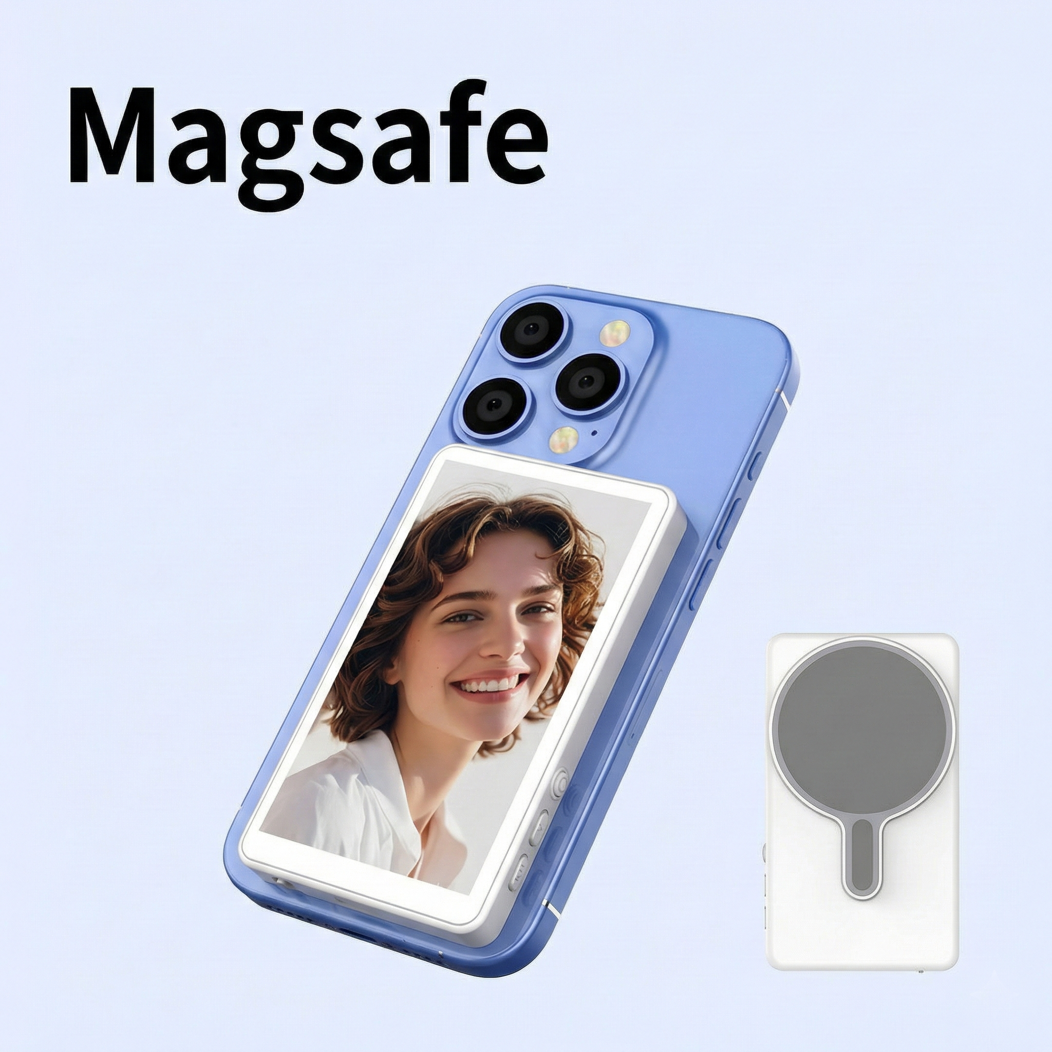Magnetic Selfie Monitor - Vlog Companion for iPhone & Android