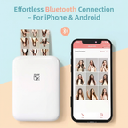 Mini Photo Printer - Portable Bluetooth Sticker Printer for iPhone & Android