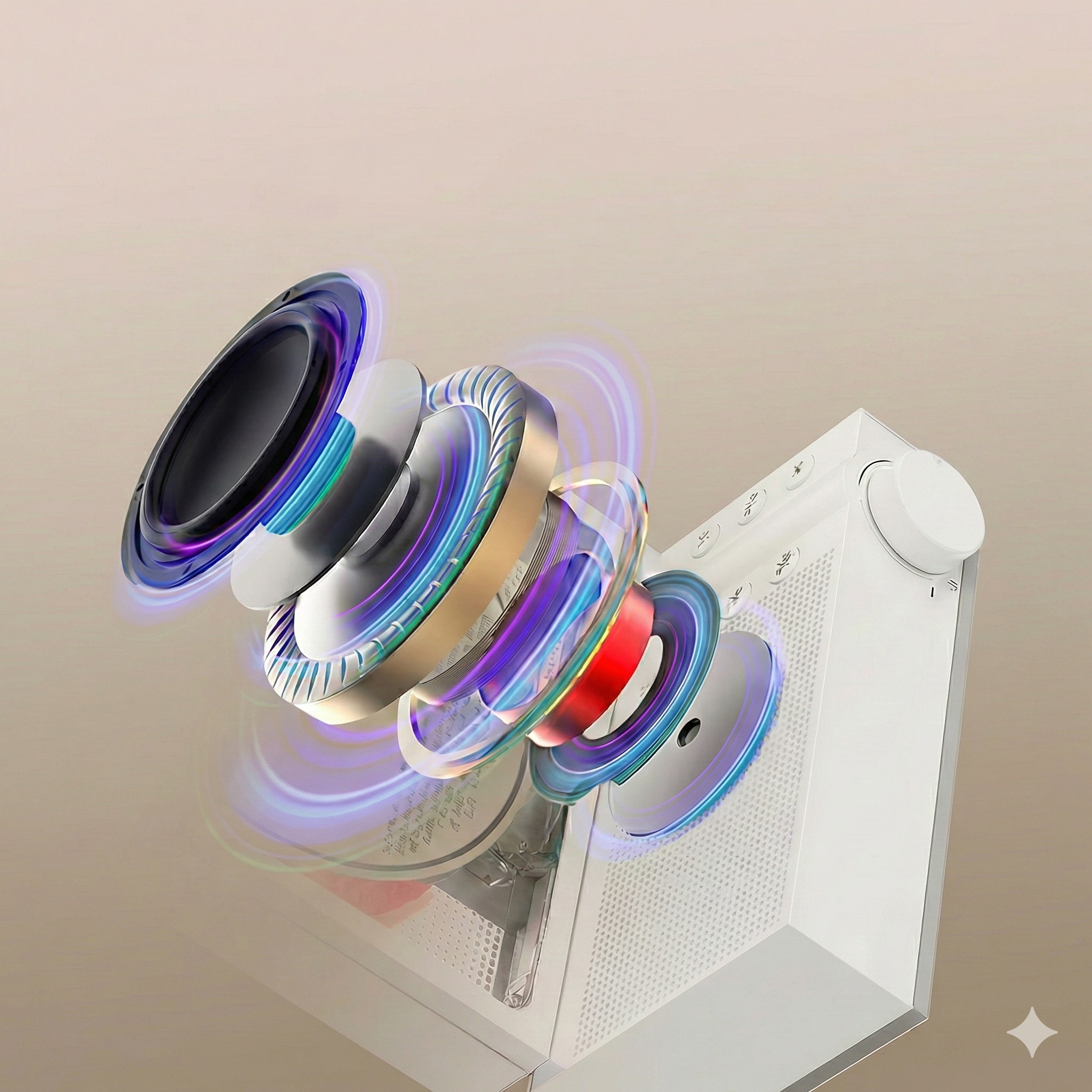 HOTT CD Player with Bluetooth 5.3 & RGB Lights