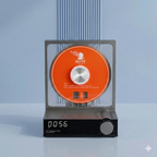 HOTT CD Player with Bluetooth 5.3 & RGB Lights