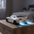 Sleek Sports Car Alarm Clock with LED Time Display