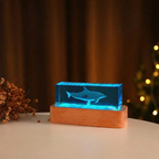 Handcrafted Whale Resin Lamp - Unique Ocean Decor