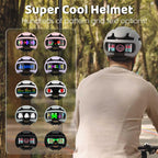 Smart Bike Helmet with LED Light & Turn Signals - Adjustable Safety Helmet for Adults & Teens