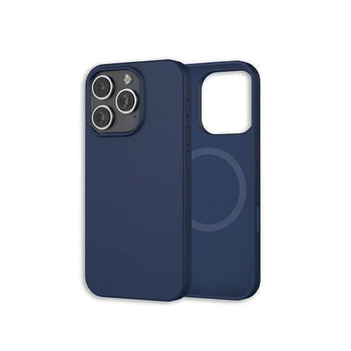 Coque silicone MagSafe iPhone 16 Pro - Bleu-0