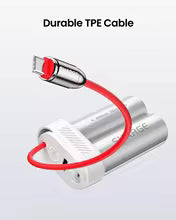 SHARGE Mini Power Bank 10,000mAh - 30W Portable Charger with Built-in Cable