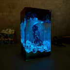 Alien Space Monster Night Light - Handmade Resin Lamp